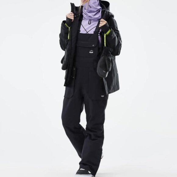 DOPE Notorious B.I.B W Snowboard Pants Women Black XS - Picture 2 of 6